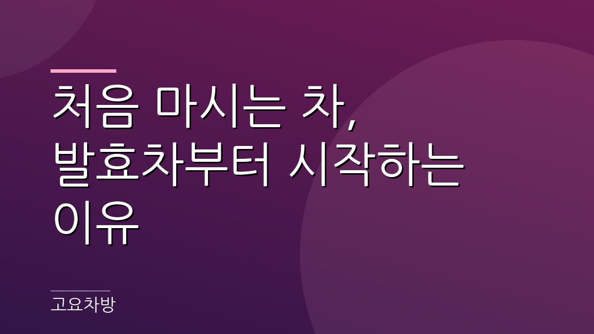 작은 그릇에 담긴 발효차 찻잎 여러 종류